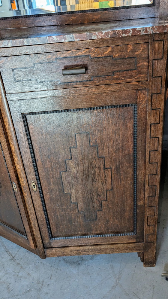 Image 1 of Art Deco wooden sideboard