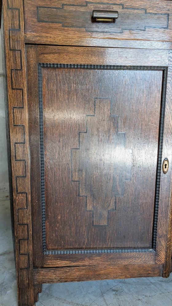 Image 1 of Art Deco wooden sideboard