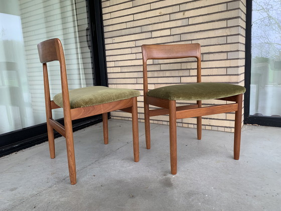 Image 1 of 6 Teak chairs by John Herbert for A. Younger