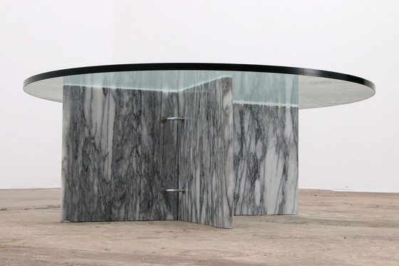 Image 1 of Vintage Design Italian marble vintage coffee table, 1970s Italy