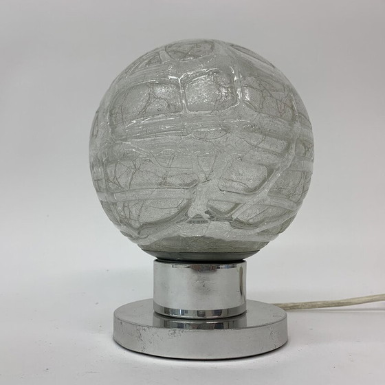 Image 1 of Mid-century glass table lamp by Doria Leuchten, Germany 1970s