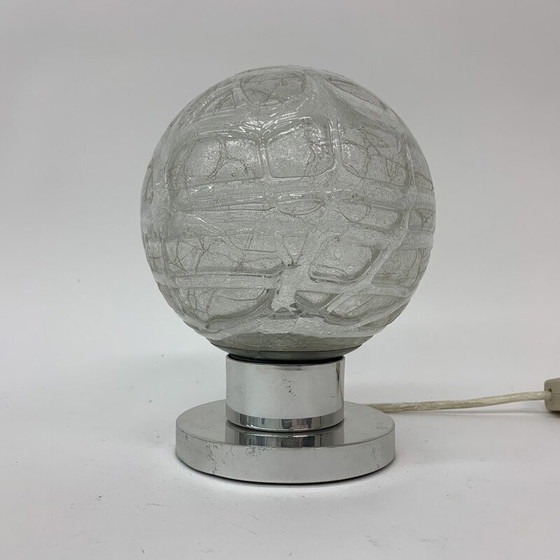 Image 1 of Mid-century glass table lamp by Doria Leuchten, Germany 1970s