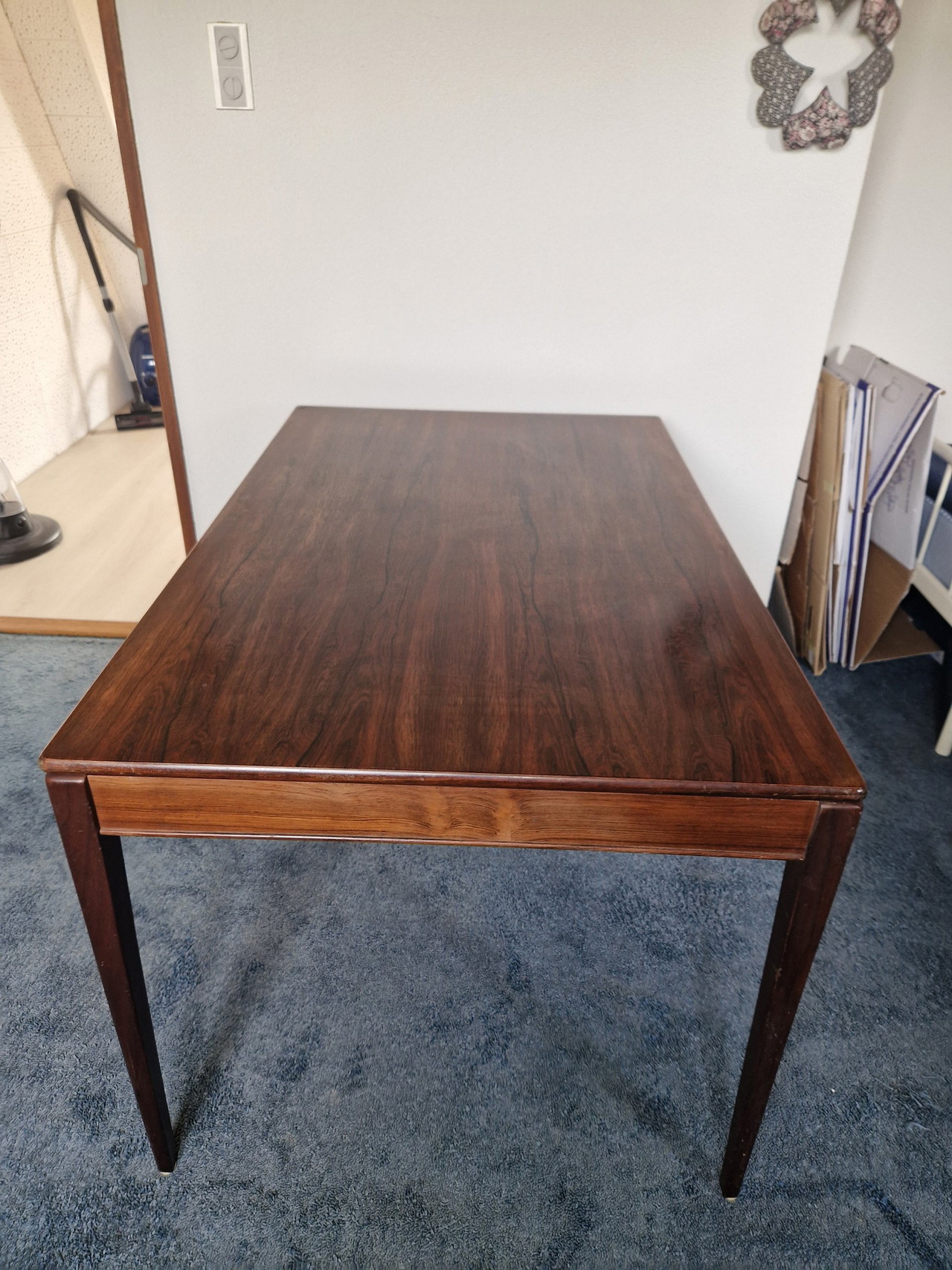 Grande Table De Salle à Manger Ancienne En Bois Massif - 180 Cm - 4 à 6 Personnes