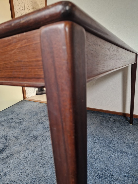 Image 1 of Table de salle à manger vintage en palissandre pour 4 personnes avec rallonge