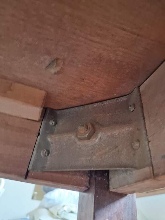 Image 1 of Table de salle à manger vintage en palissandre pour 4 personnes avec rallonge