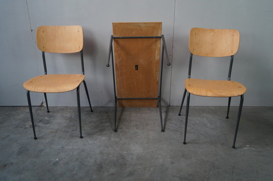 Image 1 of Ensemble vintage 2x chaise + table