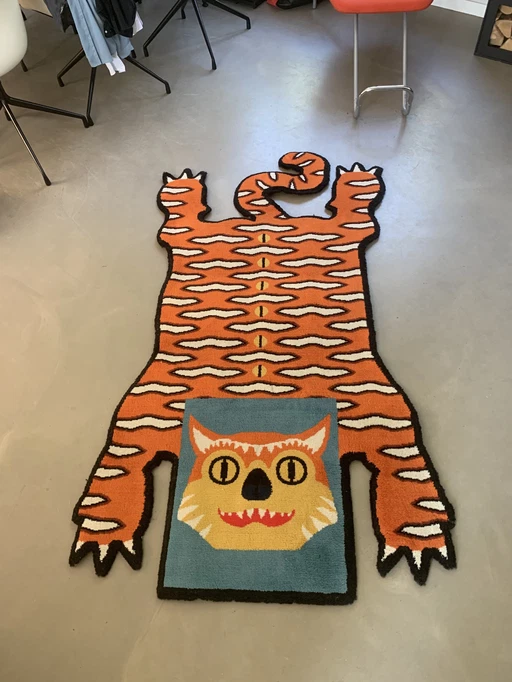 Walter van Beirendonck X Ikea Tiger Art Carpet