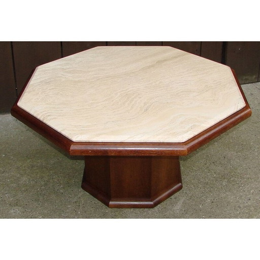 Vintage oak coffee table, 1970