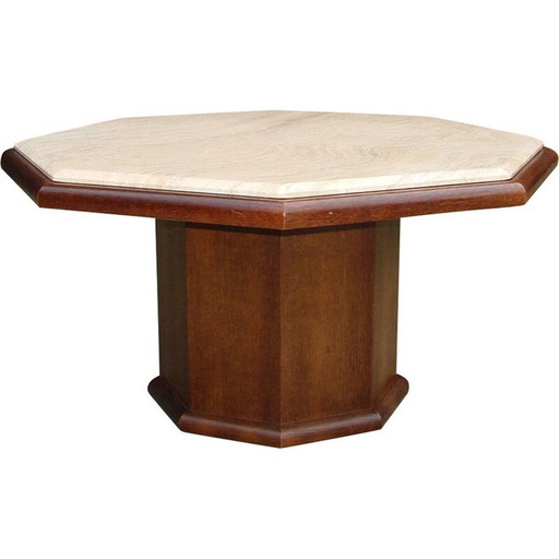 Vintage oak coffee table, 1970