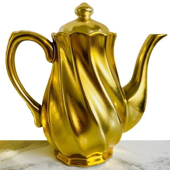 Image 1 of Set da tè vintage in oro giapponese anni '50