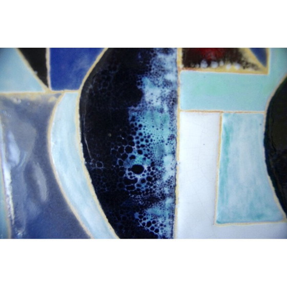 Image 1 of Pannello in ceramica cubista d'epoca, 1977