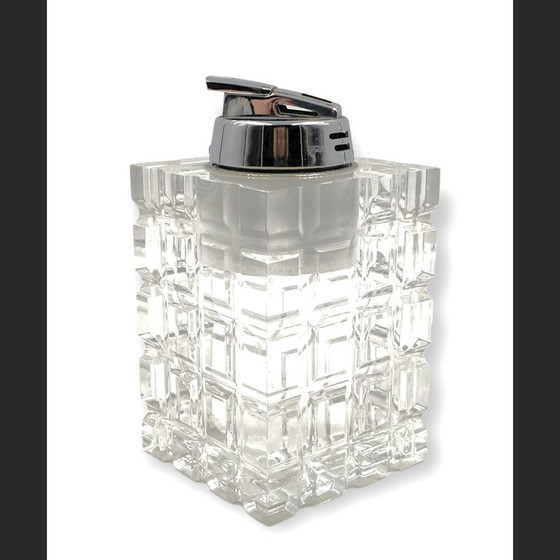 Image 1 of Vintage clear lucite table lighter, Italy 1970s