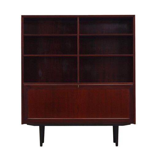 Mahogany Bookcase, Danish Design, 1970S, Production: Denmark