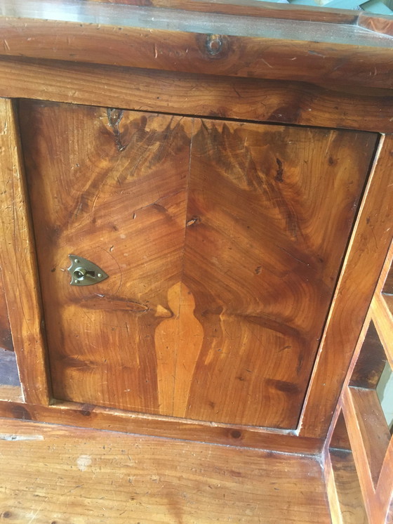 Image 1 of Vintage pine multi-level desk