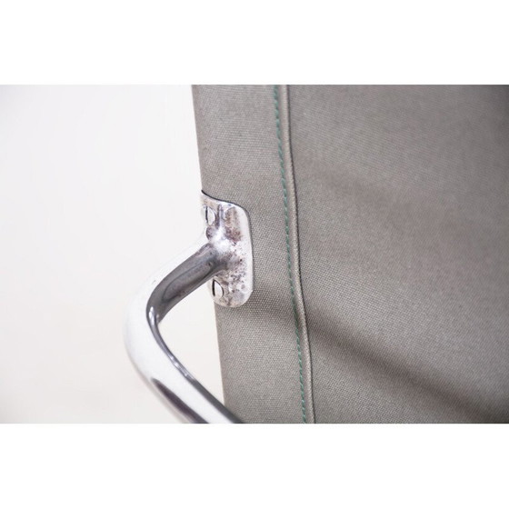 Image 1 of Vintage chrome steel and canvas armchair by Hynek Gottwald, 1930
