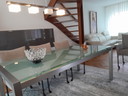 Mesa de comedor de cristal