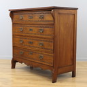 Commode vintage en chêne