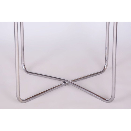 Image 1 of Bauhaus vintage table in chrome steel for Hynek Gottwald, Czechoslovakia 1930