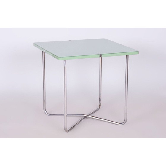Image 1 of Bauhaus vintage table in chrome steel for Hynek Gottwald, Czechoslovakia 1930