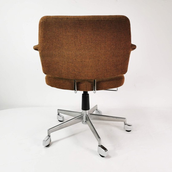 Image 1 of Vintage metal, chrome and fabric desk chair by Jacob Jensen for Labofa, Denmark 1960s