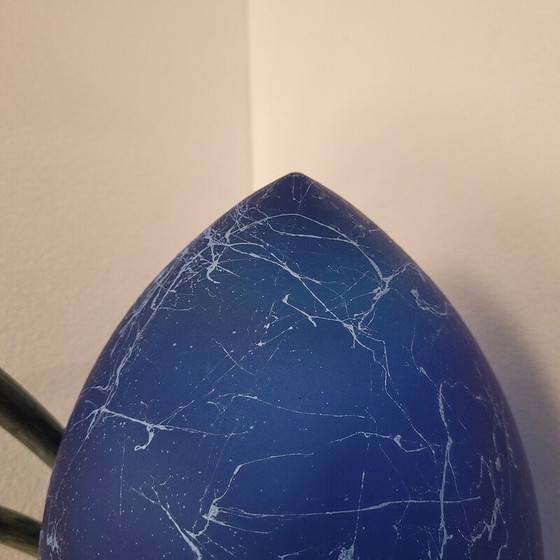 Image 1 of Vintage glass and wood vase, France