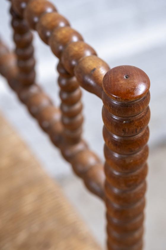 Image 1 of Early 1900s Bobbin Chair from The Netherlands