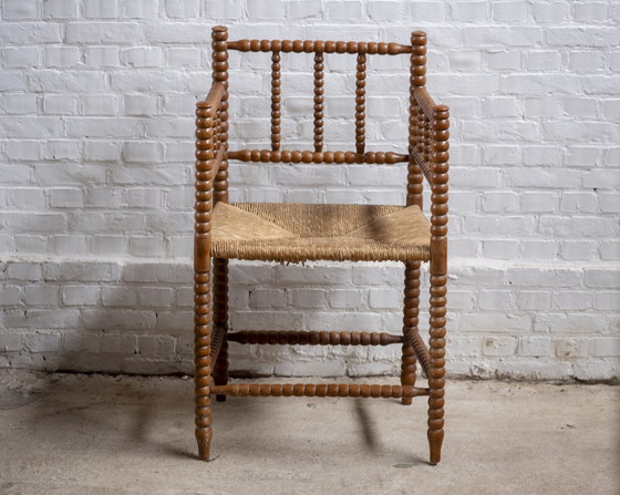 Image 1 of Early 1900s Bobbin Chair from The Netherlands