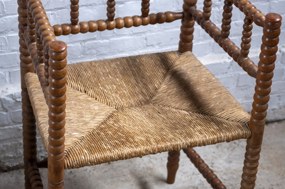 Image 1 of Early 1900s Bobbin Chair from The Netherlands