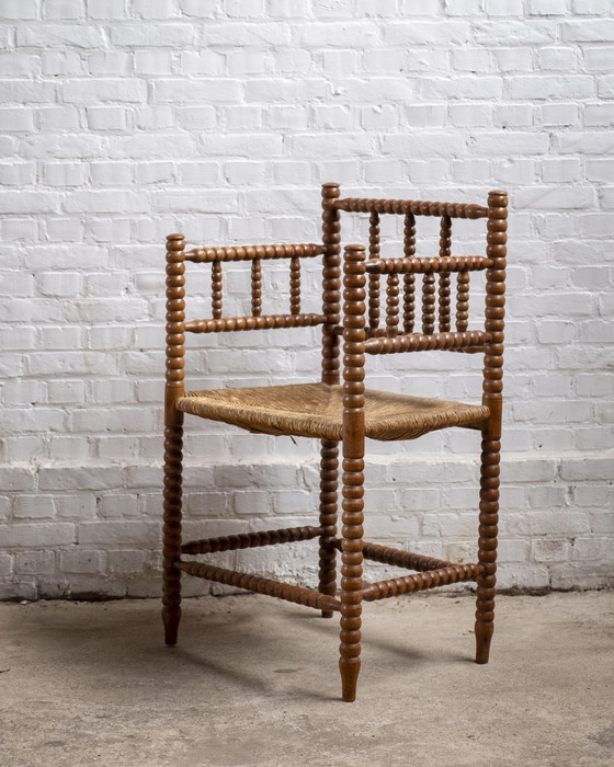 Image 1 of Early 1900s Bobbin Chair from The Netherlands