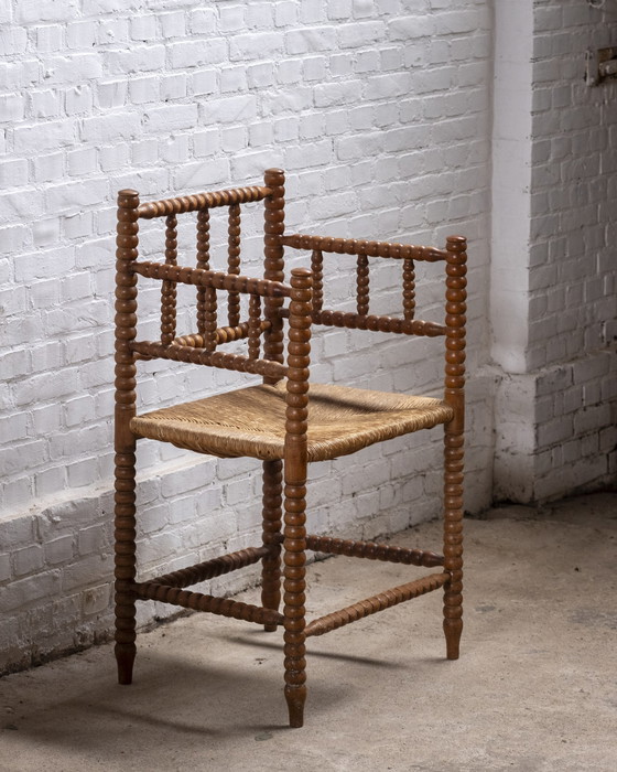 Image 1 of Early 1900s Bobbin Chair from The Netherlands