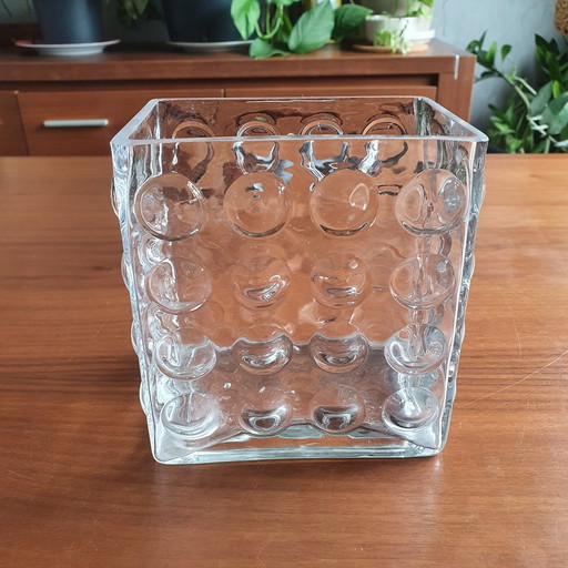 Vase à bulles vintage