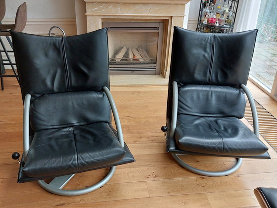 Image 1 of 2x Rolf Benz Torino BMP armchairs