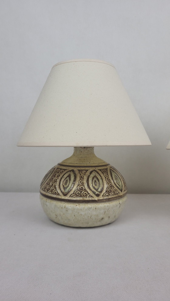 Image 1 of Marcel Giraud Ceramic Lamps, Vallauris, 1960'S