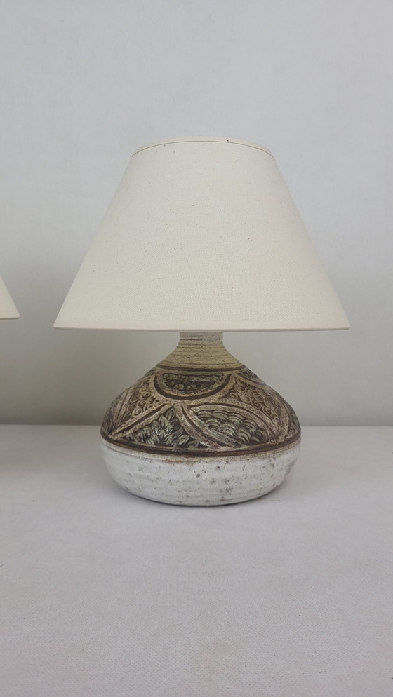 Image 1 of Marcel Giraud Ceramic Lamps, Vallauris, 1960'S