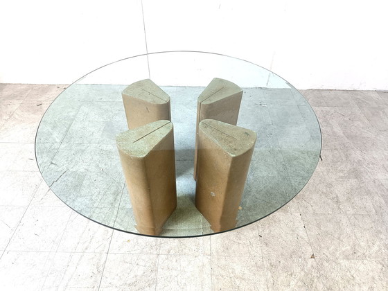 Image 1 of Fossil stone dining table, 1970s