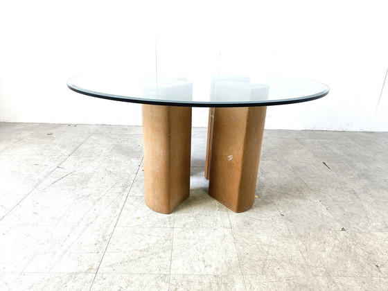 Image 1 of Fossil stone dining table, 1970s