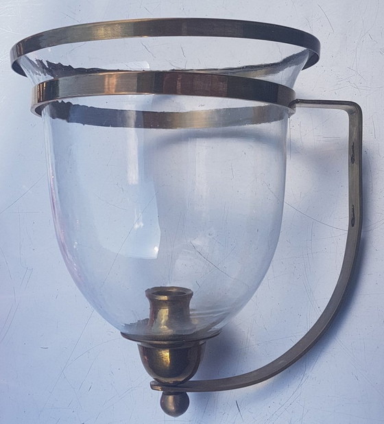 Image 1 of Ship Candlestick With Brass Wall Mount