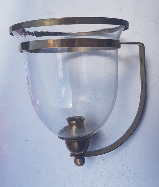 Image 1 of Ship Candlestick With Brass Wall Mount