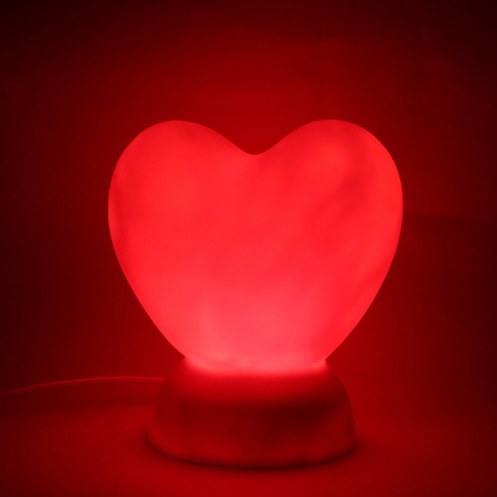 Image 1 of Lampada vintage a forma di cuore anni '90