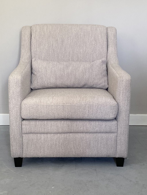 Classic Armchair With Deep Seat And Extra Lumbar Cushion