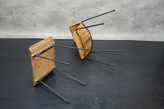 Image 1 of Fauteuil Mid Century avec tabouret de pied de Gian Franco Legler pour Legler, années 1950, set de 2 pièces