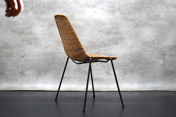 Image 1 of Fauteuil Mid Century avec tabouret de pied de Gian Franco Legler pour Legler, années 1950, set de 2 pièces