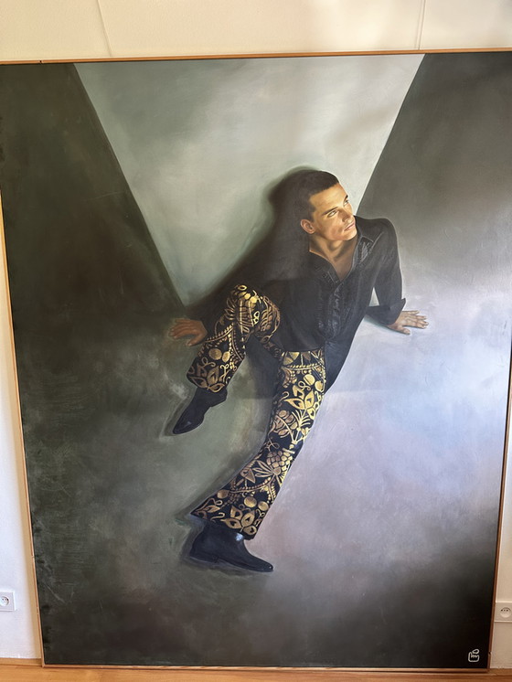 Image 1 of Man with Gucci pant print XL