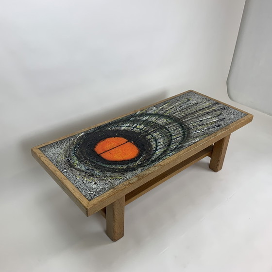 Image 1 of Mid-Century Design Ceramic Coffee Table, 1970’S