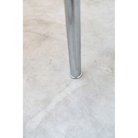 Image 1 of Vintage LC10 coffee table in chrome steel and tempered glass by Le Corbusier and Pierre Janneret for Cassina, Italy 1970