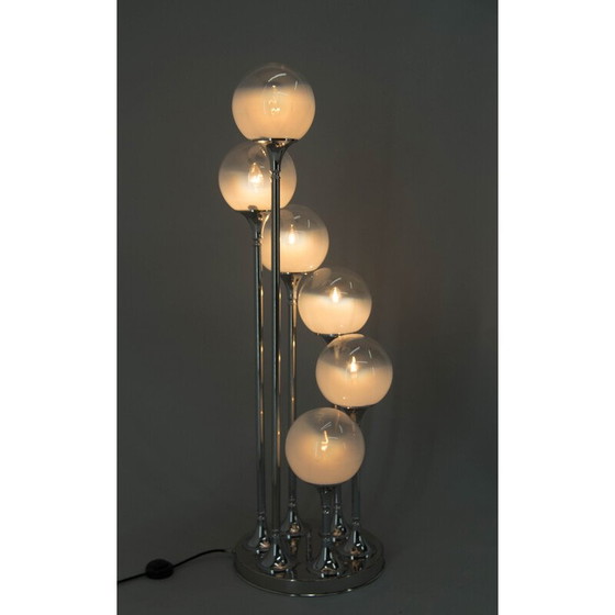 Image 1 of Vintage 6-arms floor lamp by Targetti Sankey, Italy 1960s