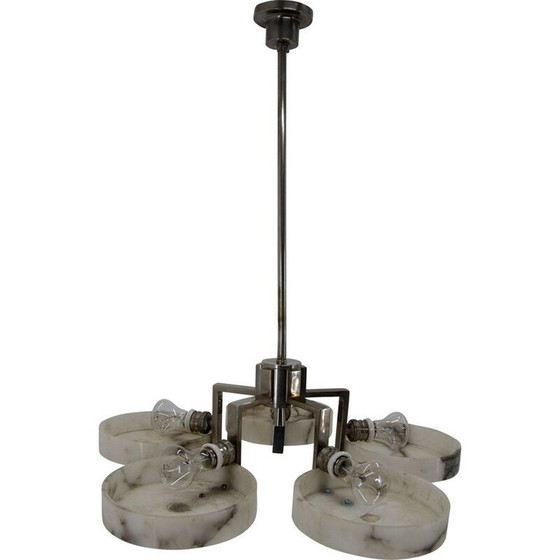 Image 1 of Lampadario vintage in marmo art déco, 1930