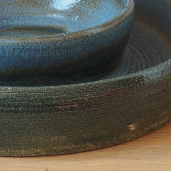 Image 1 of 1970S Serving Bowl, Artisan Pottery