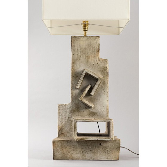 Image 1 of Vintage ceramic lamp by Marius Bessone, 1960