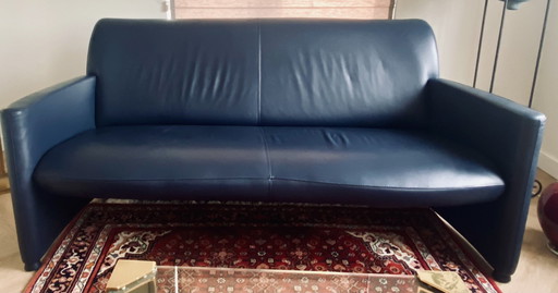 Leolux Leather Two-Seater Sofa